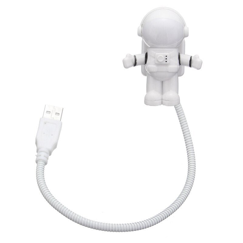 Astronaut USB Night Light with Flexible Gooseneck by HitMyNeed