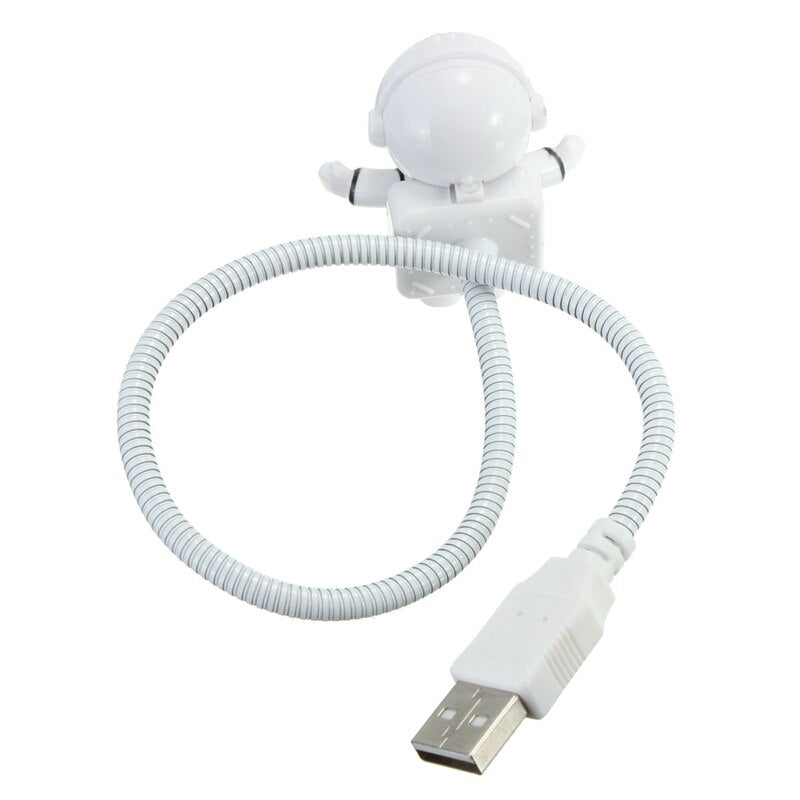 Astronaut USB Night Light with Flexible Gooseneck by HitMyNeed