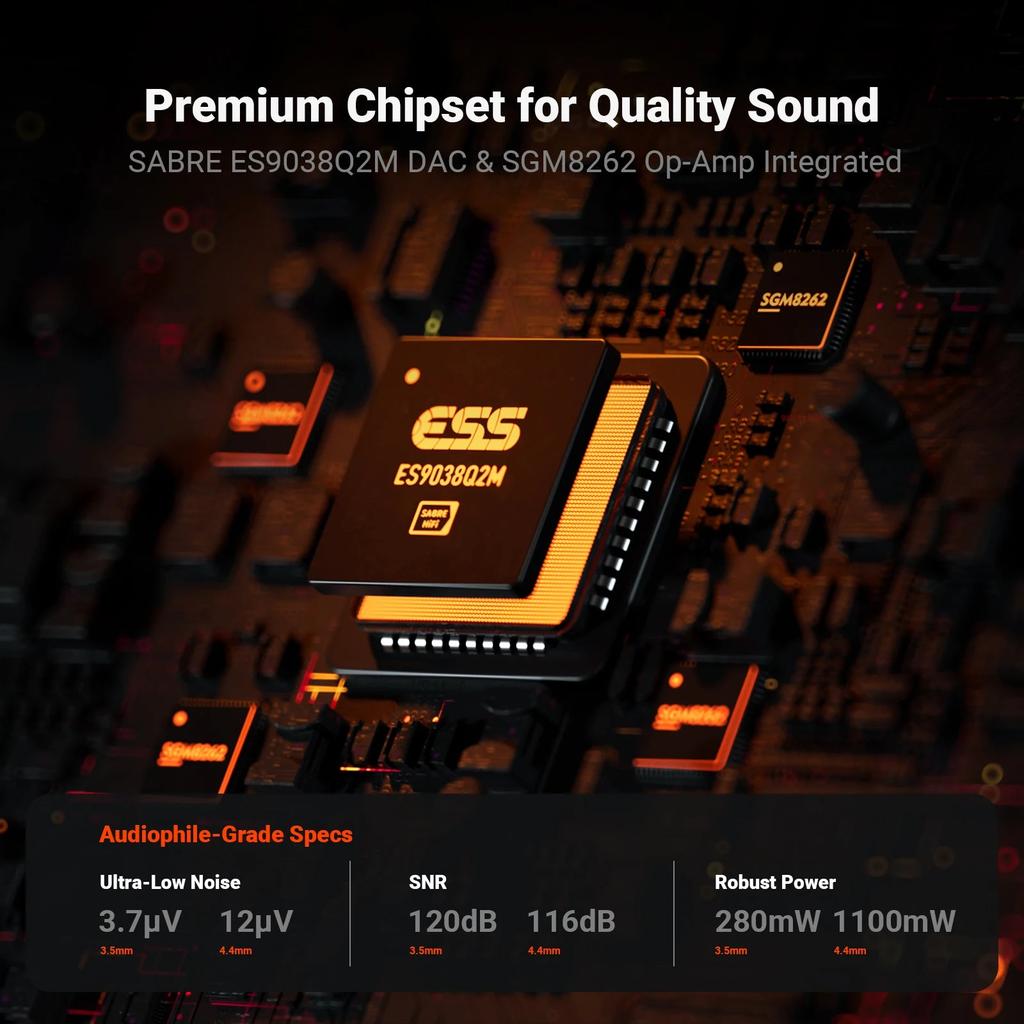 Audio SK02 USB DAC Headphone Amplifier 3.5 & 4.4mm by HitMyNeed