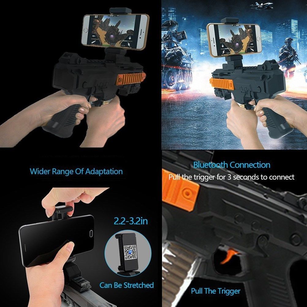 Augmented Reality Bluetooth Gaming Gun by HitMyNeed