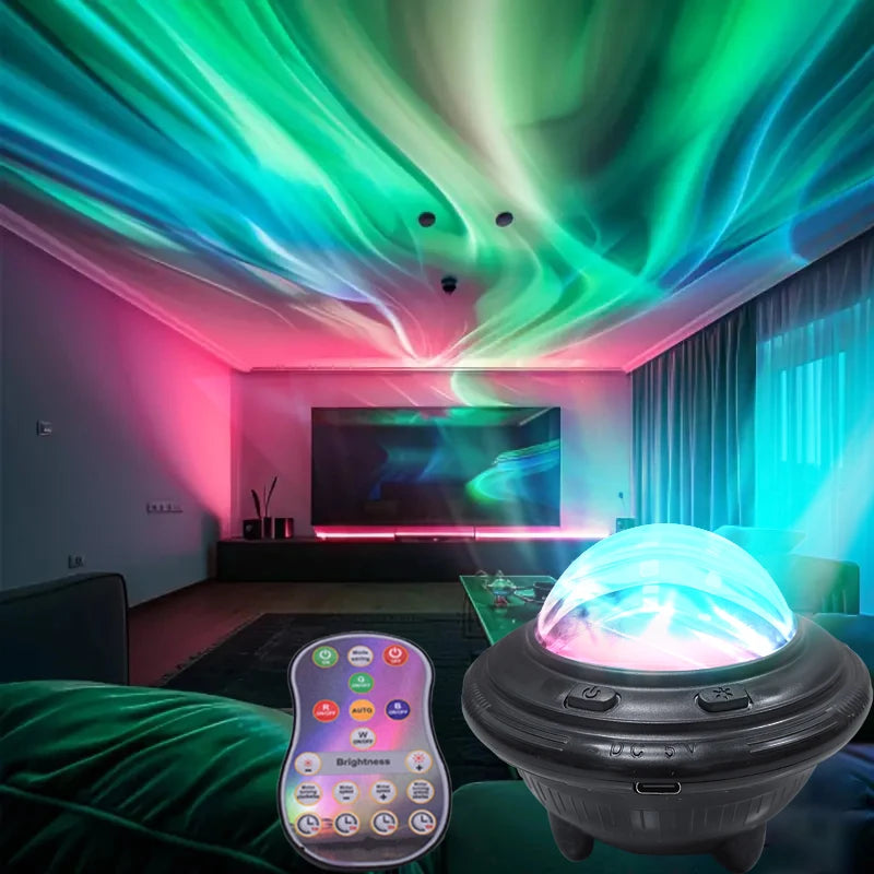Aurora Starlight Projector Night Light with USB Power by HitMyNeed