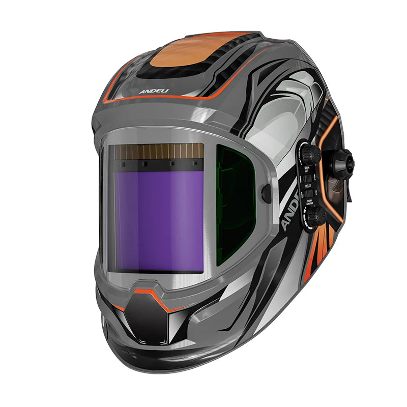 Auto Darkening Welding Helmet with 180° Panoramic View by HitMyNeed