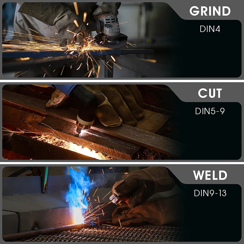 Auto Darkening Welding Helmet with 180° Panoramic View by HitMyNeed