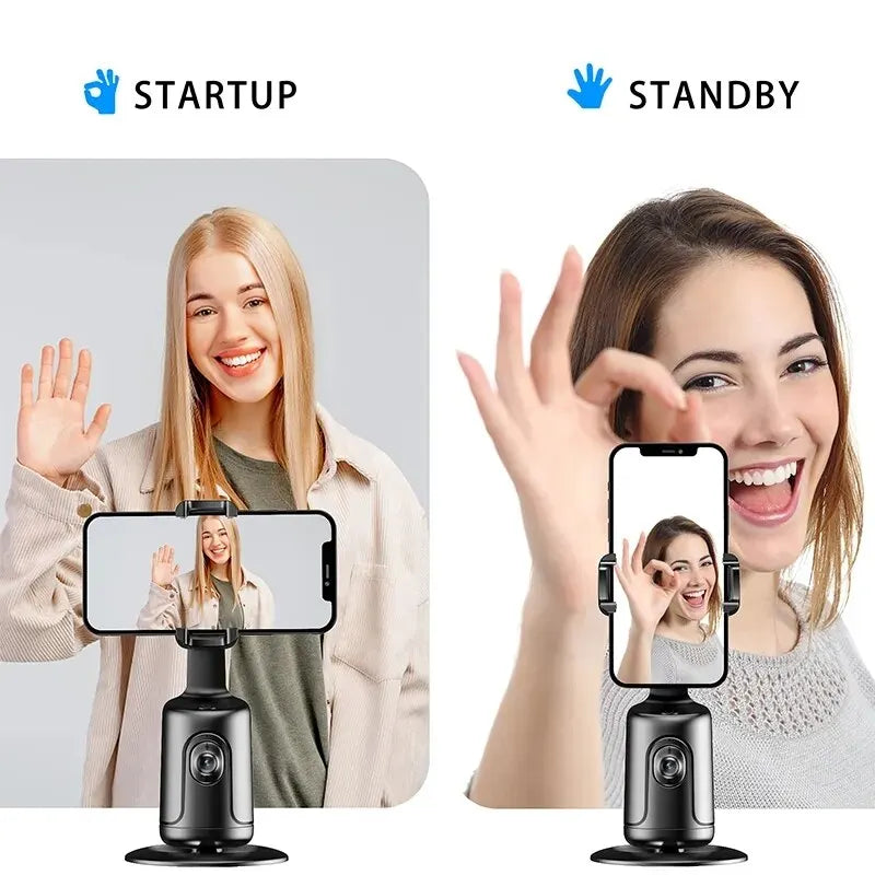 Auto Face Tracking Phone Holder Tripod 360 Stand by HitMyNeed