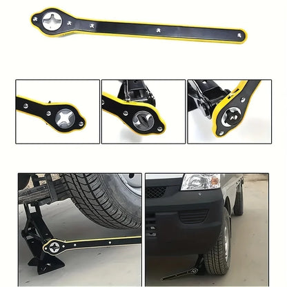 Auto Labor-Saving Jack Ratchet Wrench with Long Handle by HitMyNeed