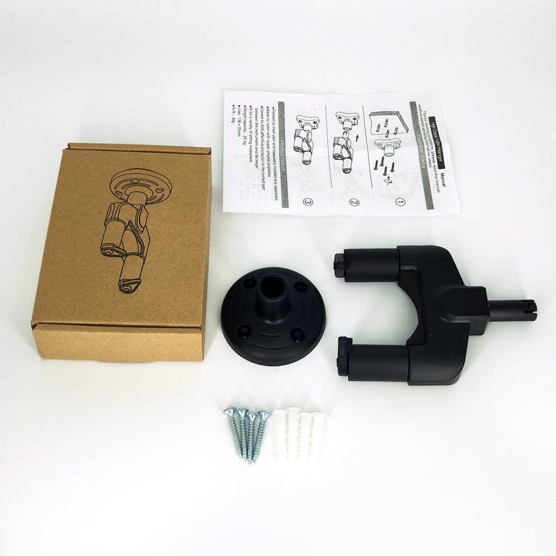 Auto Lock Wall Guitar Hanger with Safety Grip by HitMyNeed