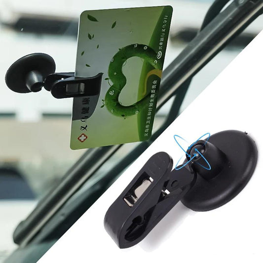 Auto Sticky Windshield Card & Ticket Holder Clip by HitMyNeed