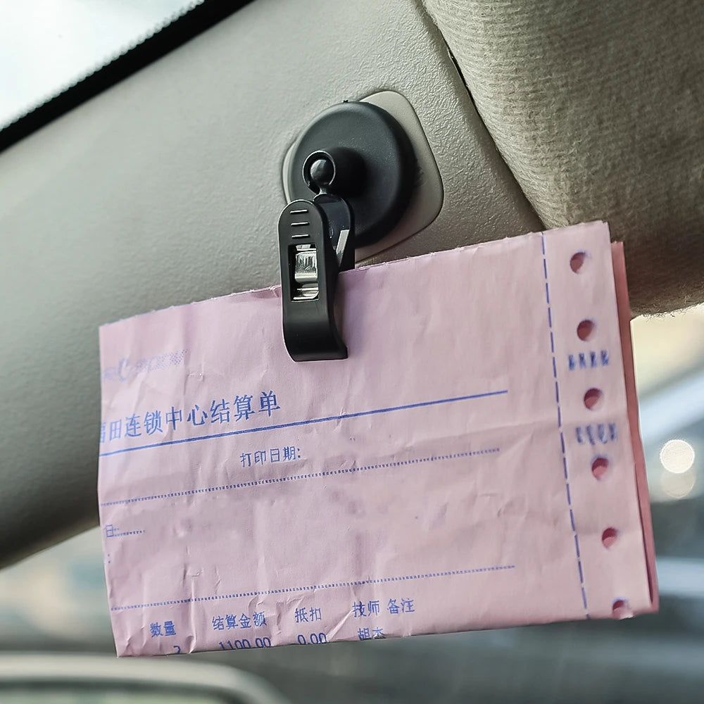 Auto Sticky Windshield Card & Ticket Holder Clip by HitMyNeed