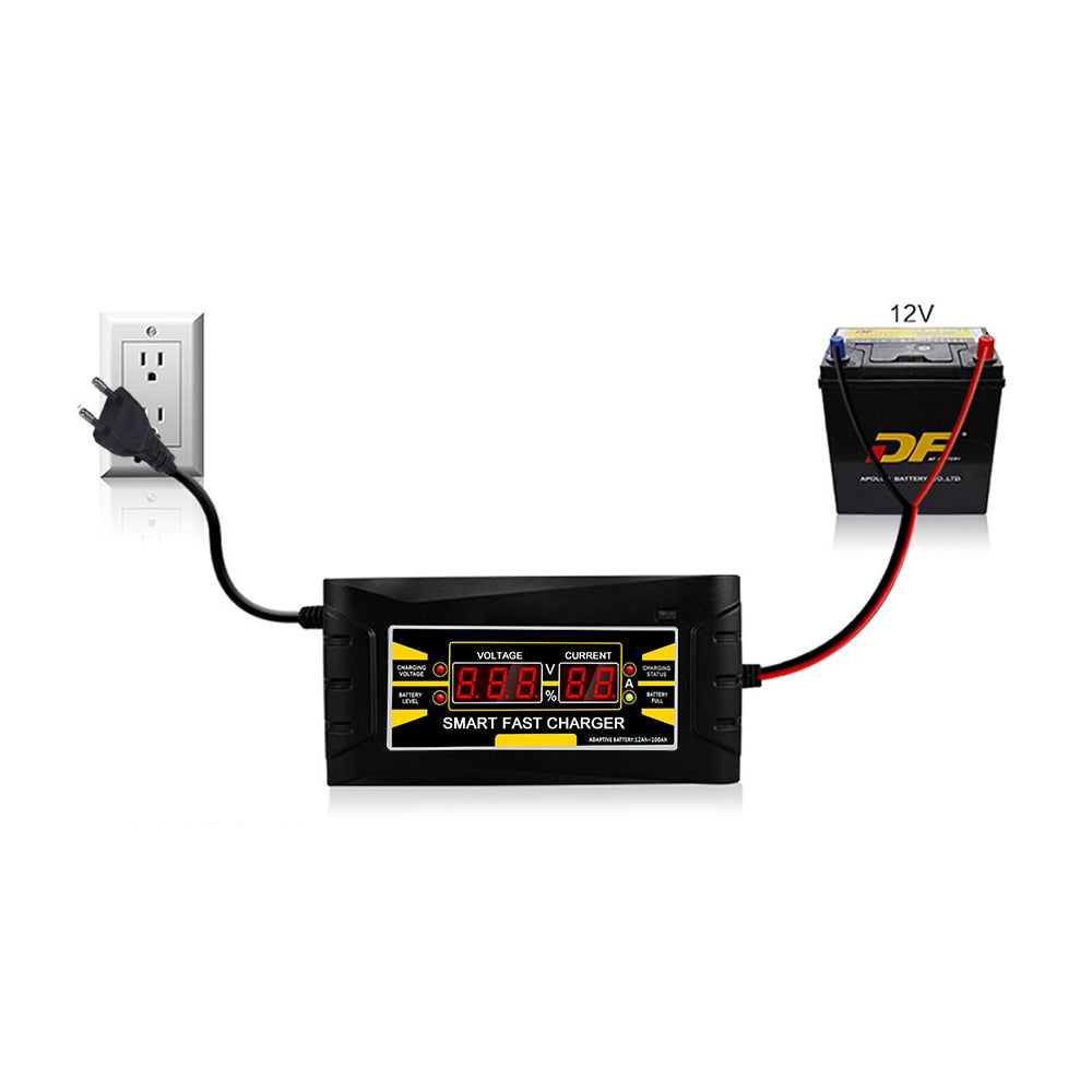 Automatic 12V Car Battery Charger 110-240V by HitMyNeed