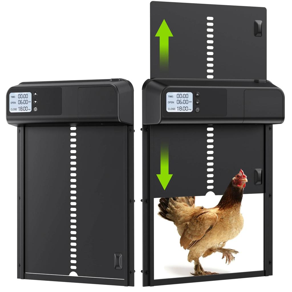Automatic Aluminum Chicken Coop Door with Timer by HitMyNeed
