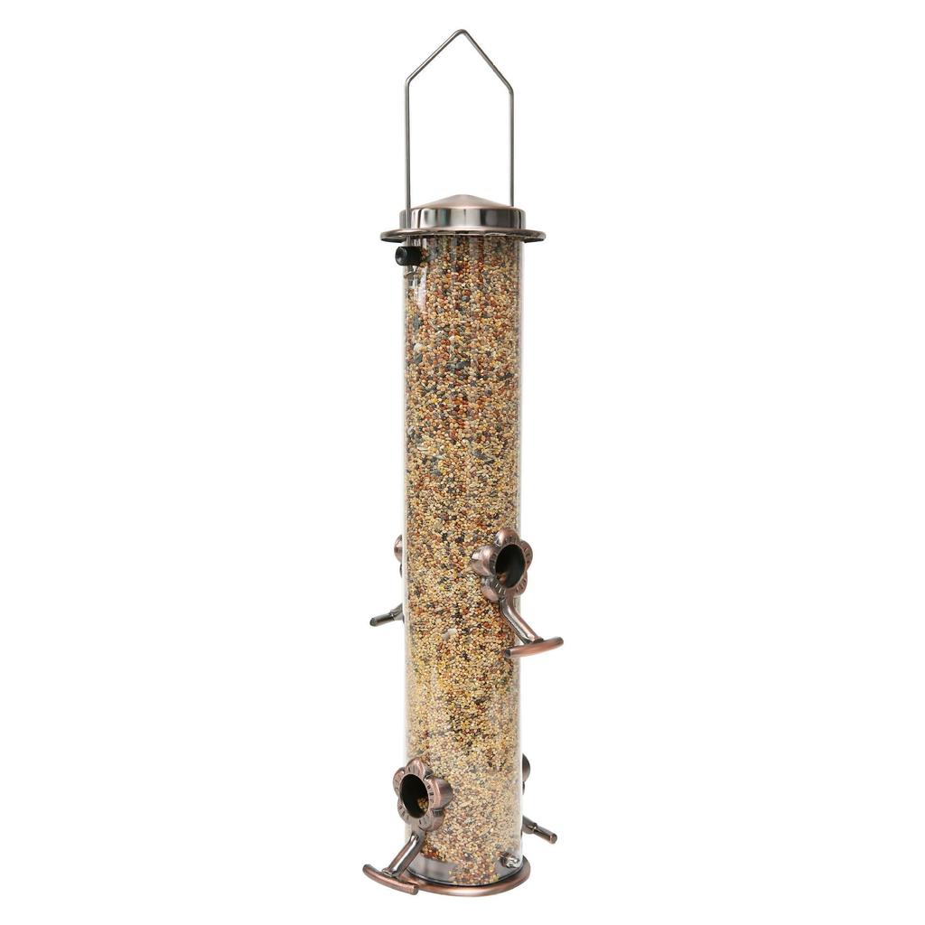Automatic Bird Feeder for Cage with Large Food Tube by HitMyNeed