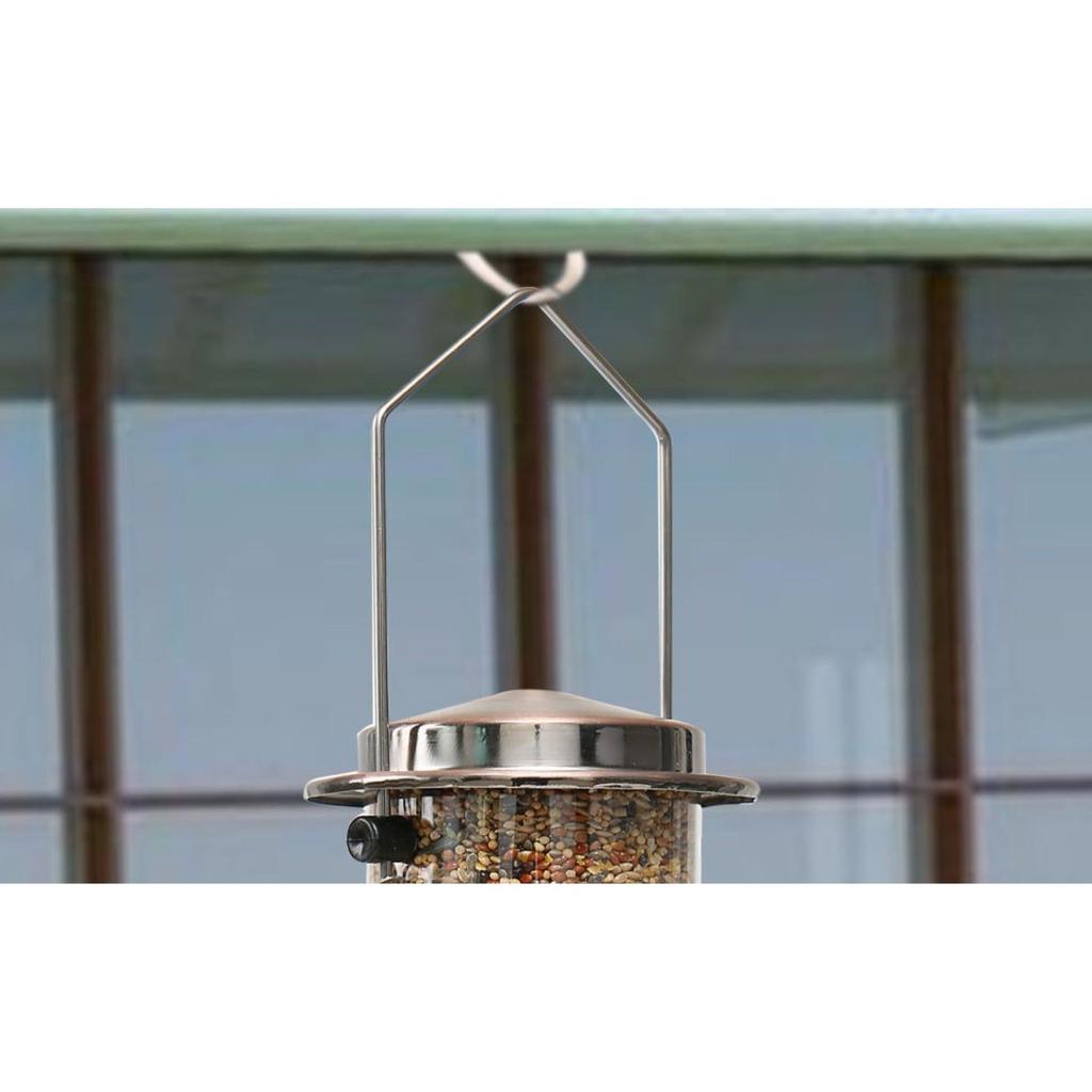 Automatic Bird Feeder for Cage with Large Food Tube by HitMyNeed