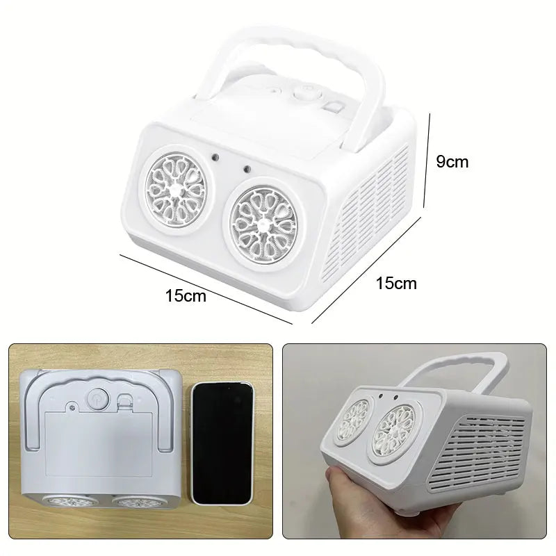 Automatic Bubble Machine with 2 Fans & LED Lights by HitMyNeed