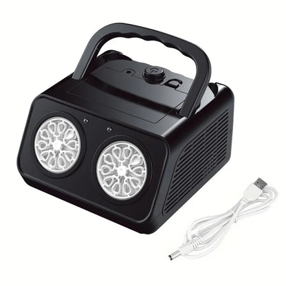 Automatic Bubble Machine with 2 Fans & LED Lights black by HitMyNeed