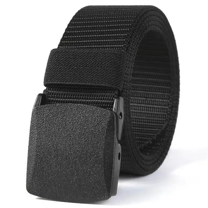 Automatic Buckle Nylon Tactical Belt for Men by HitMyNeed