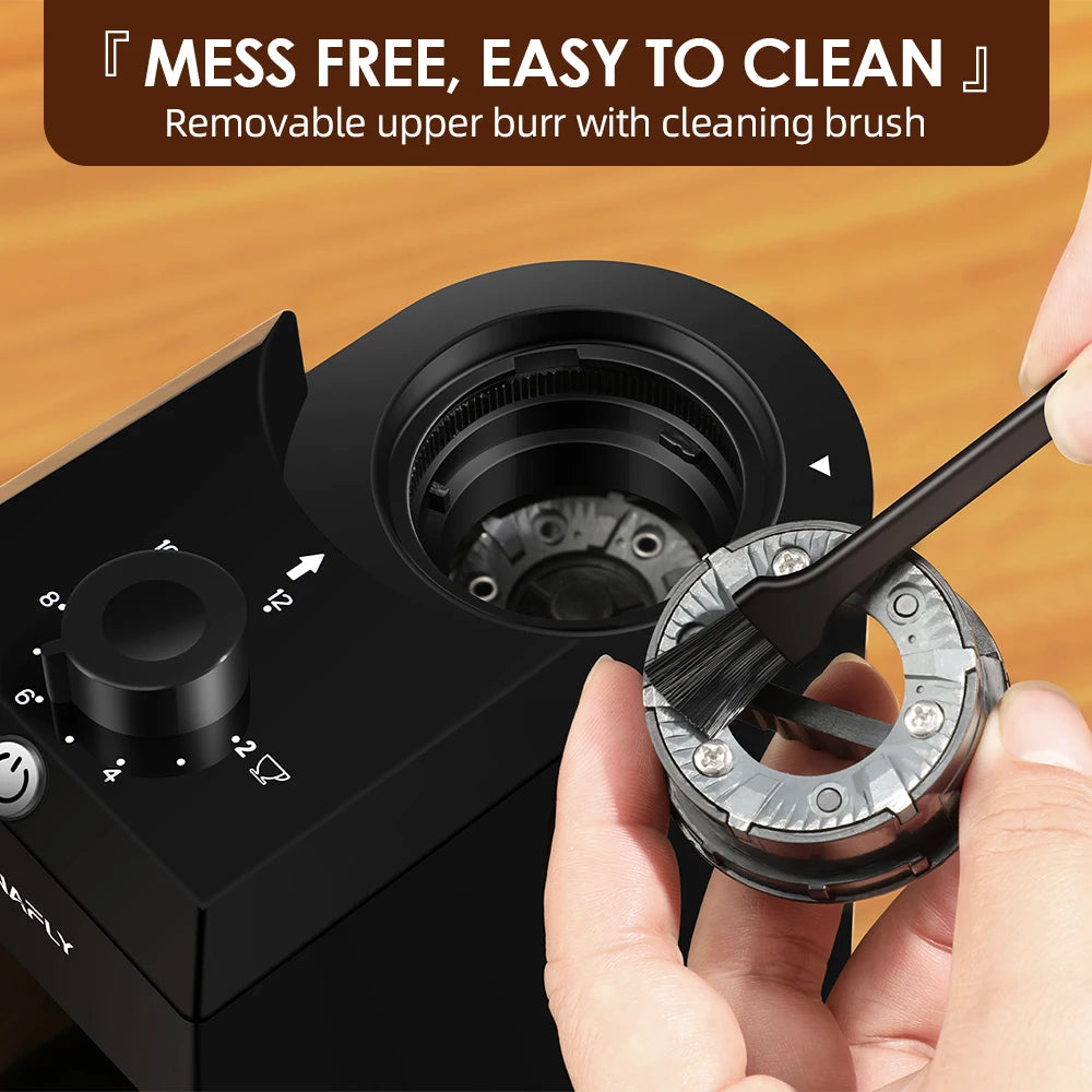 Automatic Burr Coffee Grinder with 28 Grind Settings by HitMyNeed