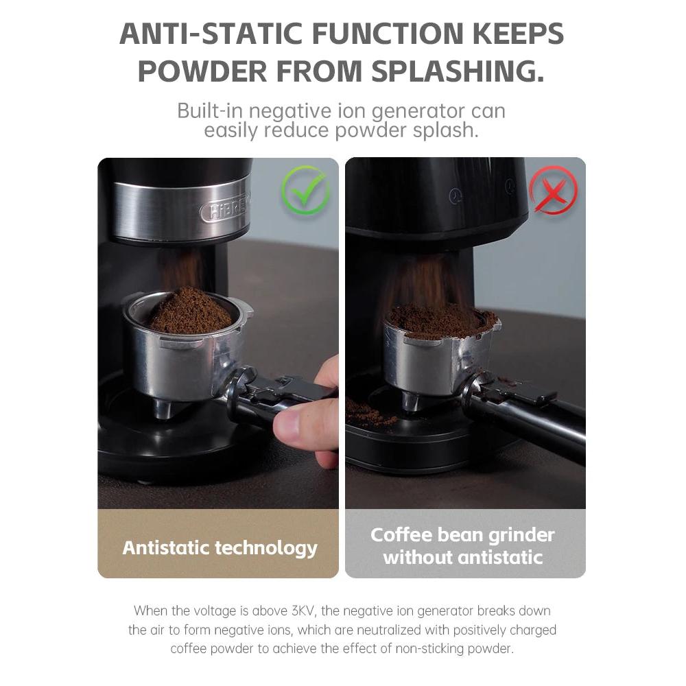 Automatic Burr Coffee Grinder with 34 Grind Settings by HitMyNeed