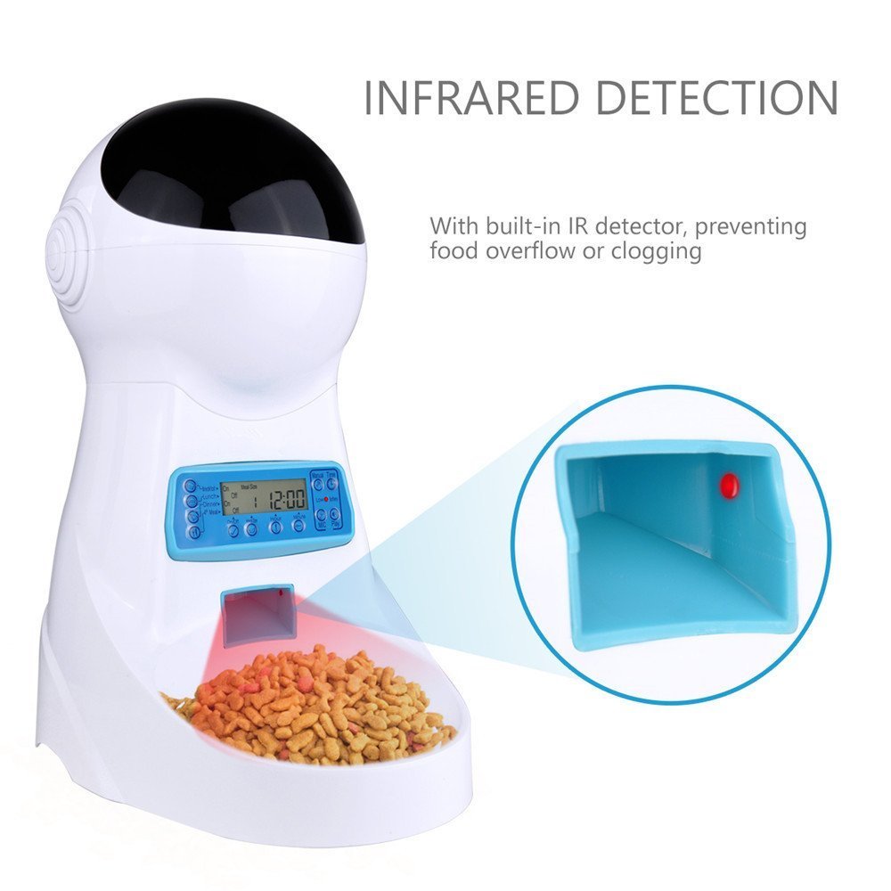 Automatic Cat & Dog Feeder with Voice Recorder by HitMyNeed