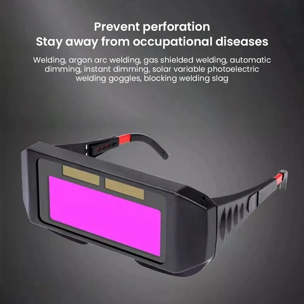 Automatic Dimming Electric Welding Glasses Set by HitMyNeed