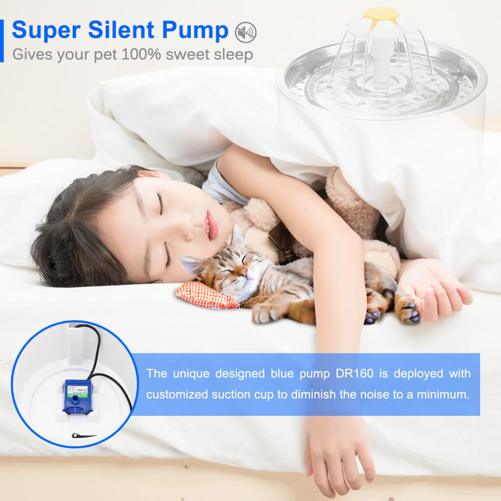 Automatic Dog & Cat Water Fountain Bowl 2.4L by HitMyNeed