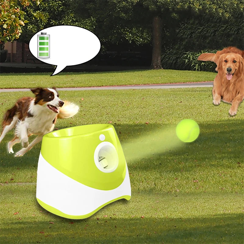 Automatic Dog Tennis Ball Launcher with Rechargeable Power by HitMyNeed