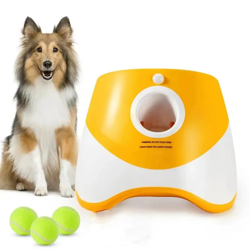Automatic Dog Tennis Ball Launcher with Rechargeable Power by HitMyNeed