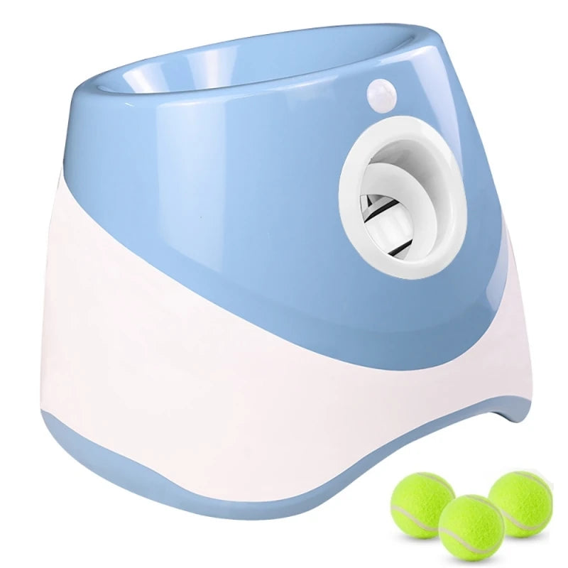 Automatic Dog Tennis Ball Launcher with Rechargeable Power blue by HitMyNeed