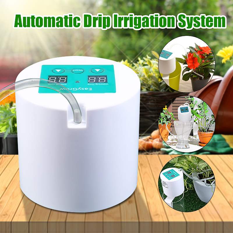 Automatic Drip Irrigation System for 10 Potted Plants by HitMyNeed