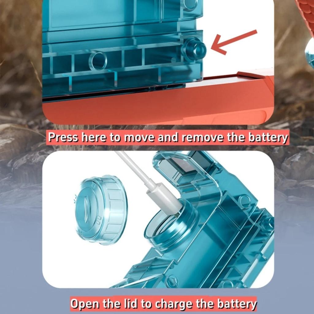 Automatic Electric Desert Eagle Water Gun Toy by HitMyNeed