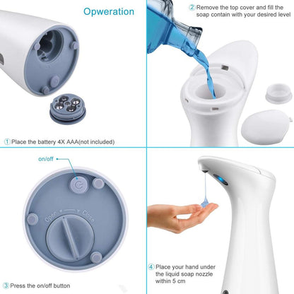 Automatic Electric Soap Dispenser 200ml Touchless by HitMyNeed