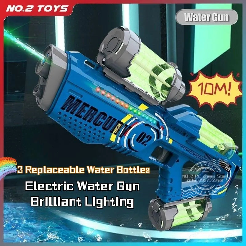 Automatic Electric Water Gun with Lights for Kids by HitMyNeed