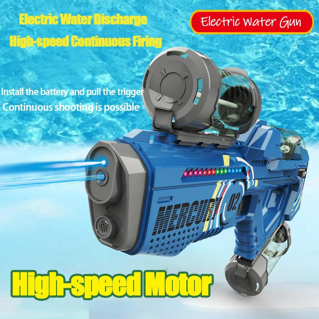 Automatic Electric Water Gun with Lights for Kids by HitMyNeed