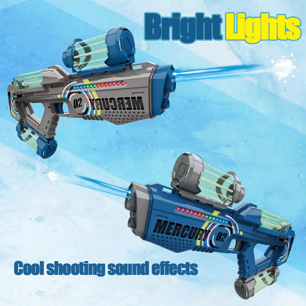 Automatic Electric Water Gun with Lights for Kids by HitMyNeed