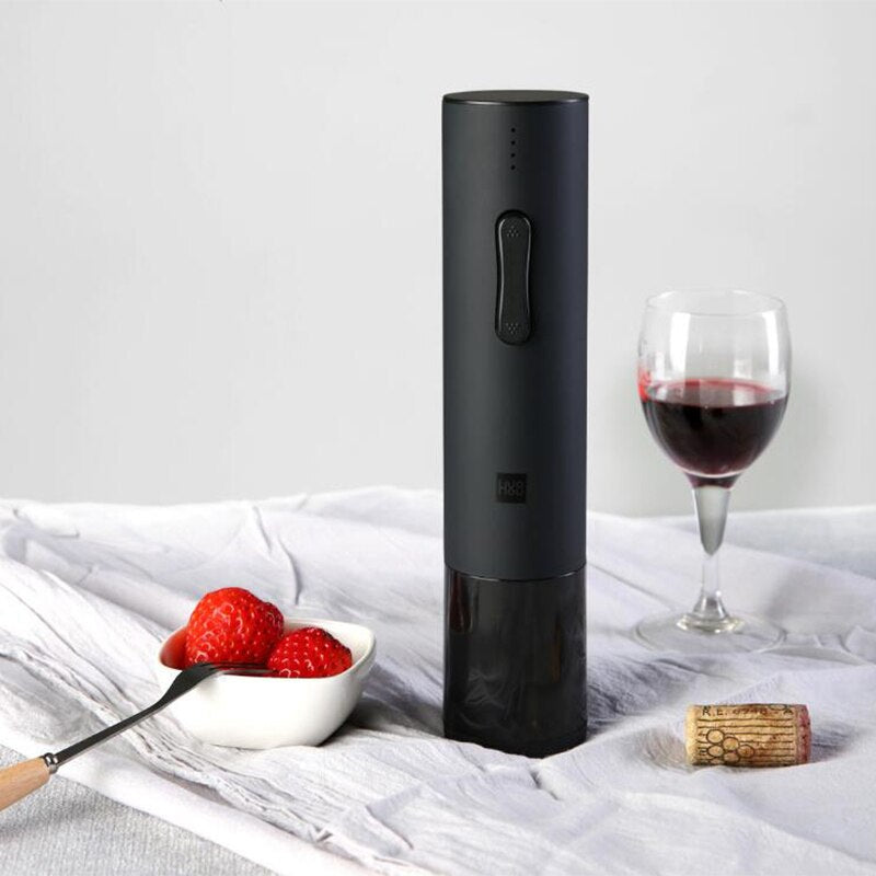 Automatic Electric Wine Opener with Foil Cutter by HitMyNeed