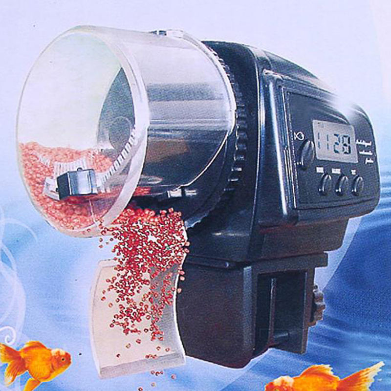 Automatic Fish Feeder with Digital Timer by HitMyNeed