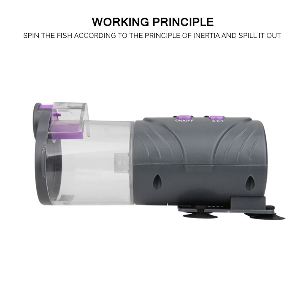 Automatic Fish Feeder with Timer for Aquariums by HitMyNeed