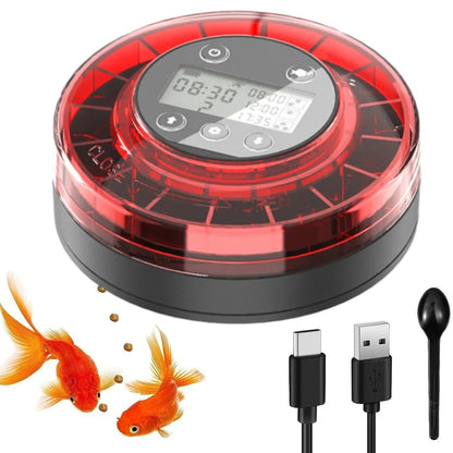 Automatic Fish Feeder with Timer & USB Rechargeable by HitMyNeed
