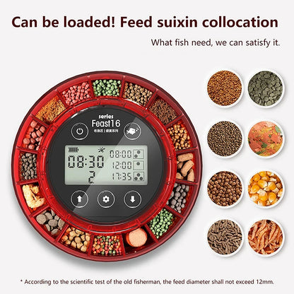 Automatic Fish Feeder with Timer & USB Rechargeable by HitMyNeed