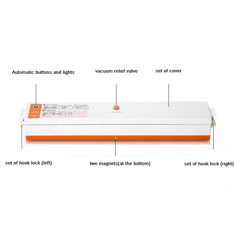 Automatic Food Vacuum Sealer with 15 Bags by HitMyNeed