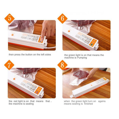 Automatic Food Vacuum Sealer with 15 Bags by HitMyNeed
