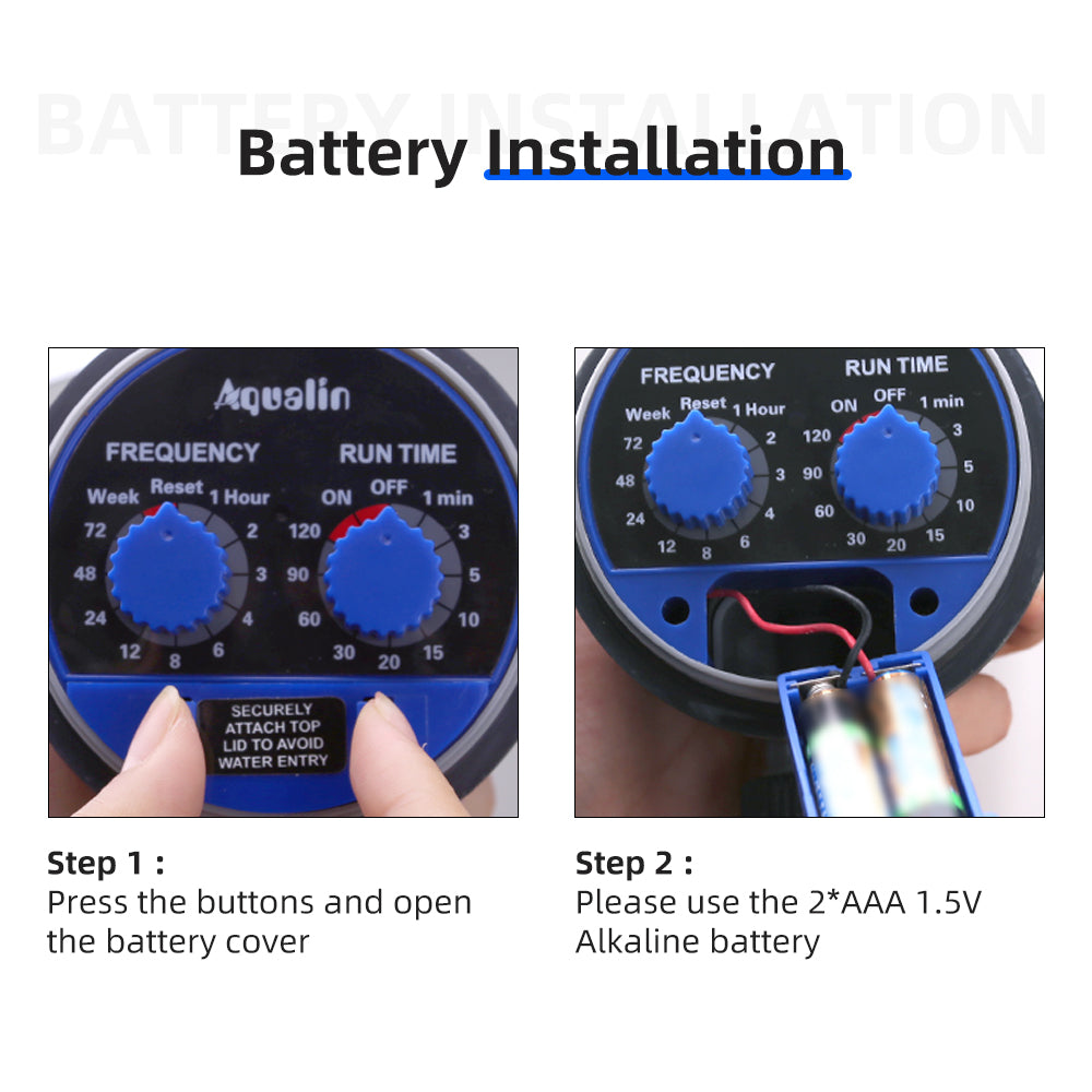Automatic Garden Water Timer with Ball Valve by HitMyNeed
