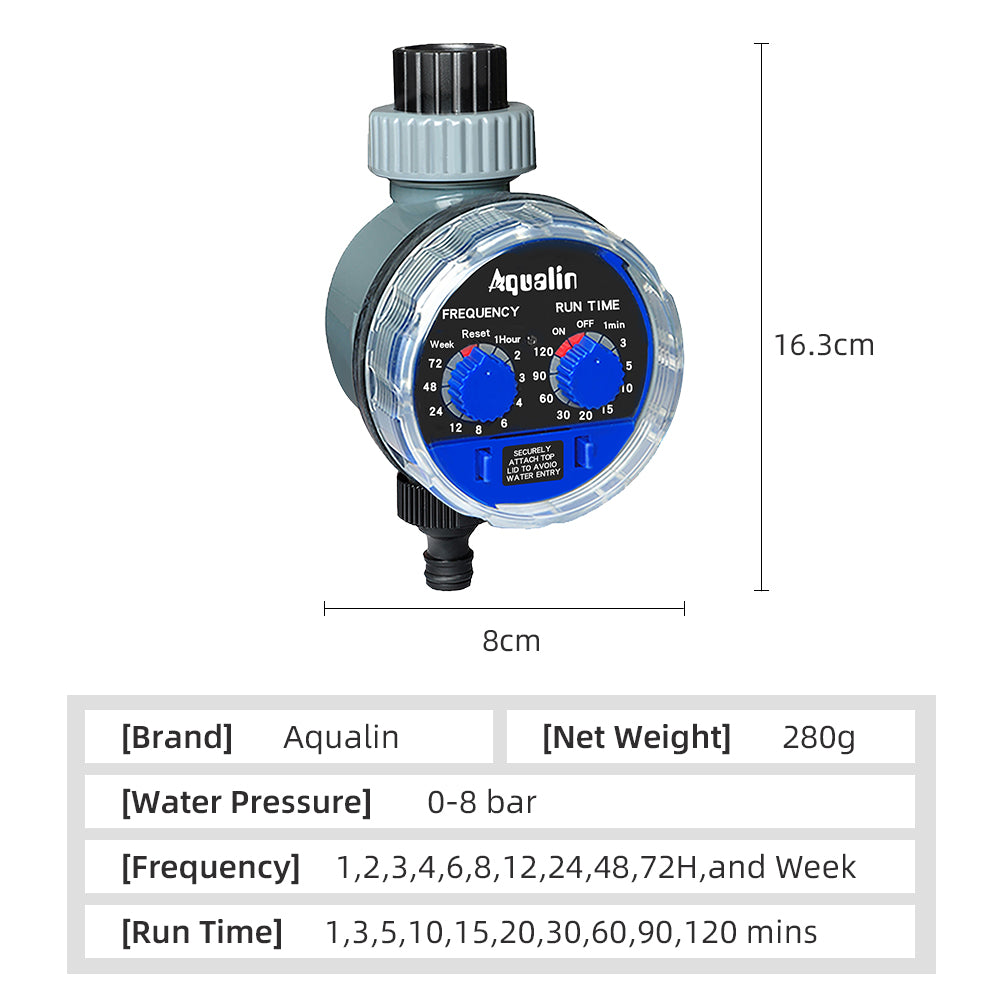 Automatic Garden Water Timer with Ball Valve by HitMyNeed
