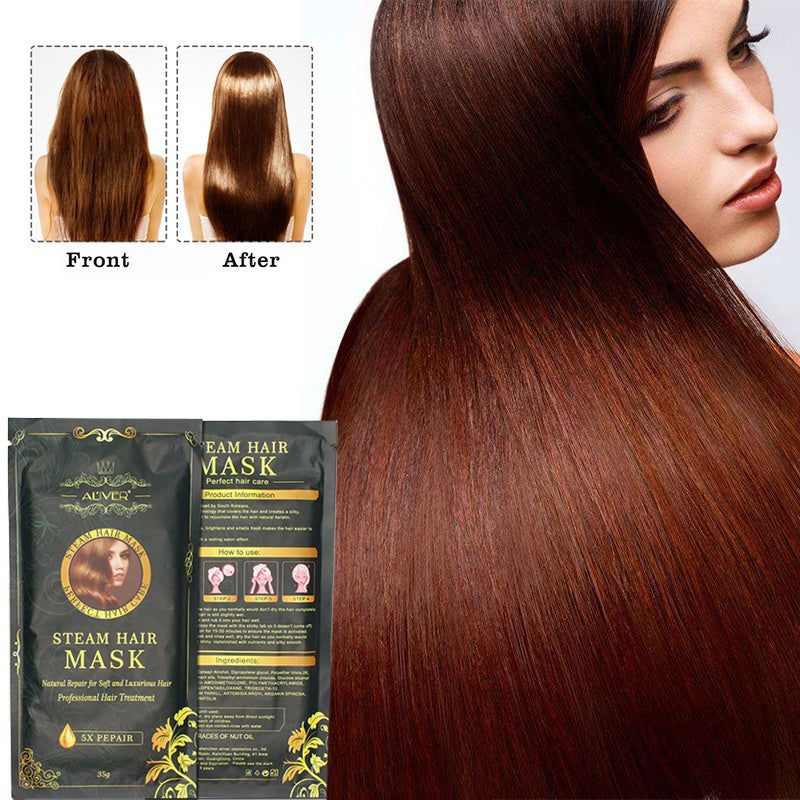 Automatic Heating Steam Hair Mask with Argan Oil by HitMyNeed