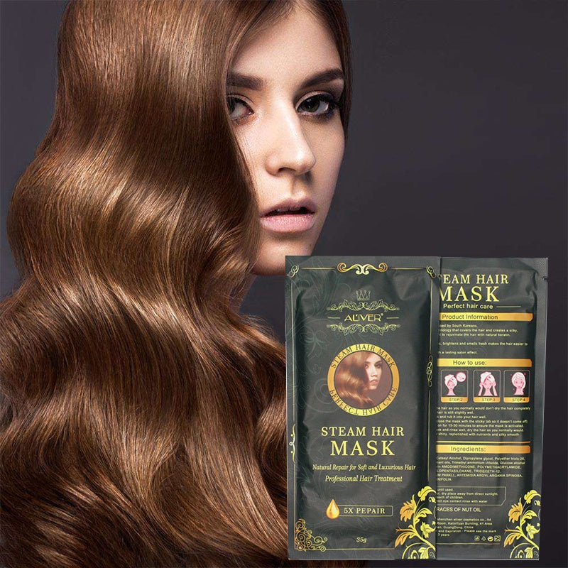 Automatic Heating Steam Hair Mask with Argan Oil by HitMyNeed