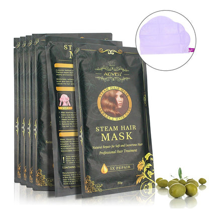 Automatic Heating Steam Hair Mask with Argan Oil by HitMyNeed