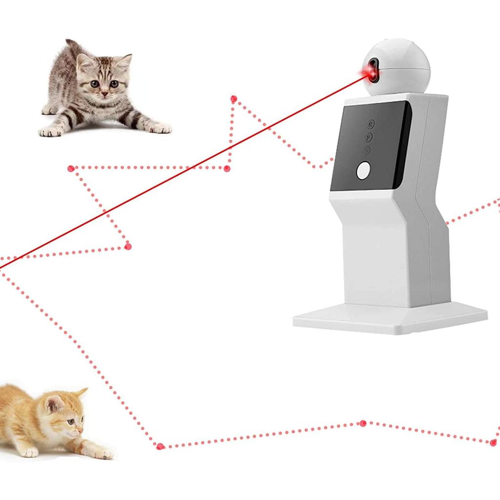 Automatic Interactive Laser Toy for Indoor Cats usb-charging by HitMyNeed
