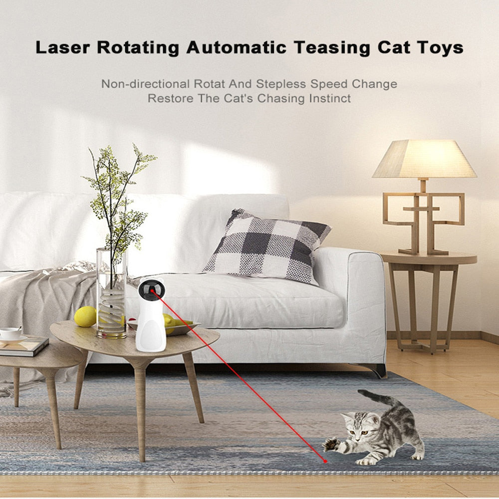 Automatic Laser Cat Toy with Timer and USB Power by HitMyNeed