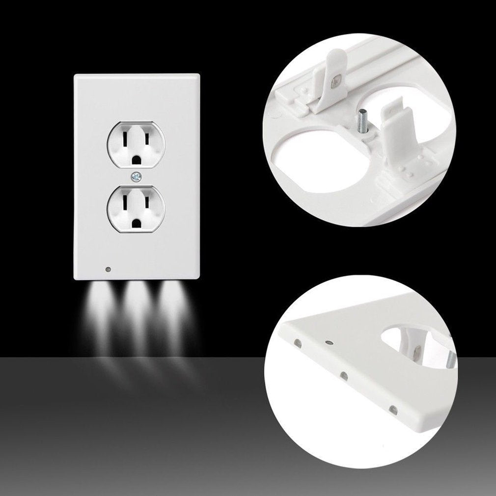 Automatic LED Outlet Night Light Cover by HitMyNeed