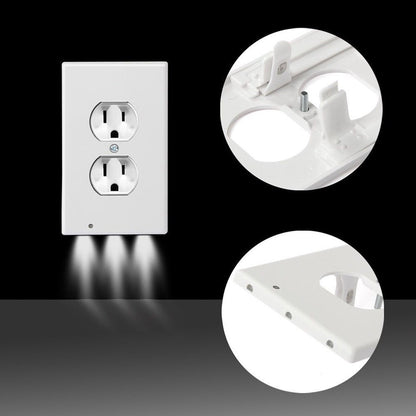 Automatic LED Outlet Night Light Cover by HitMyNeed