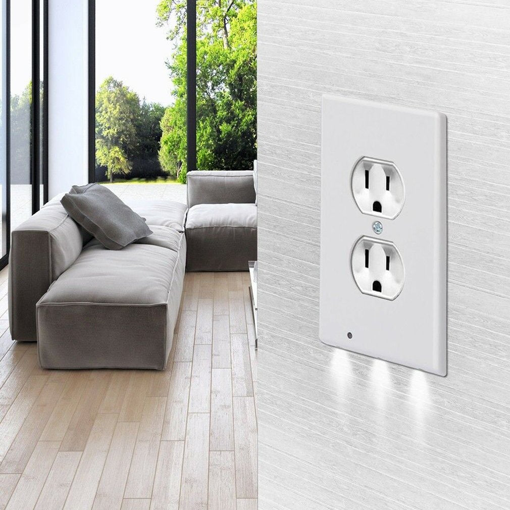 Automatic LED Outlet Night Light Cover by HitMyNeed